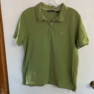 Eddie Bauer Olive Green Polo Shirt